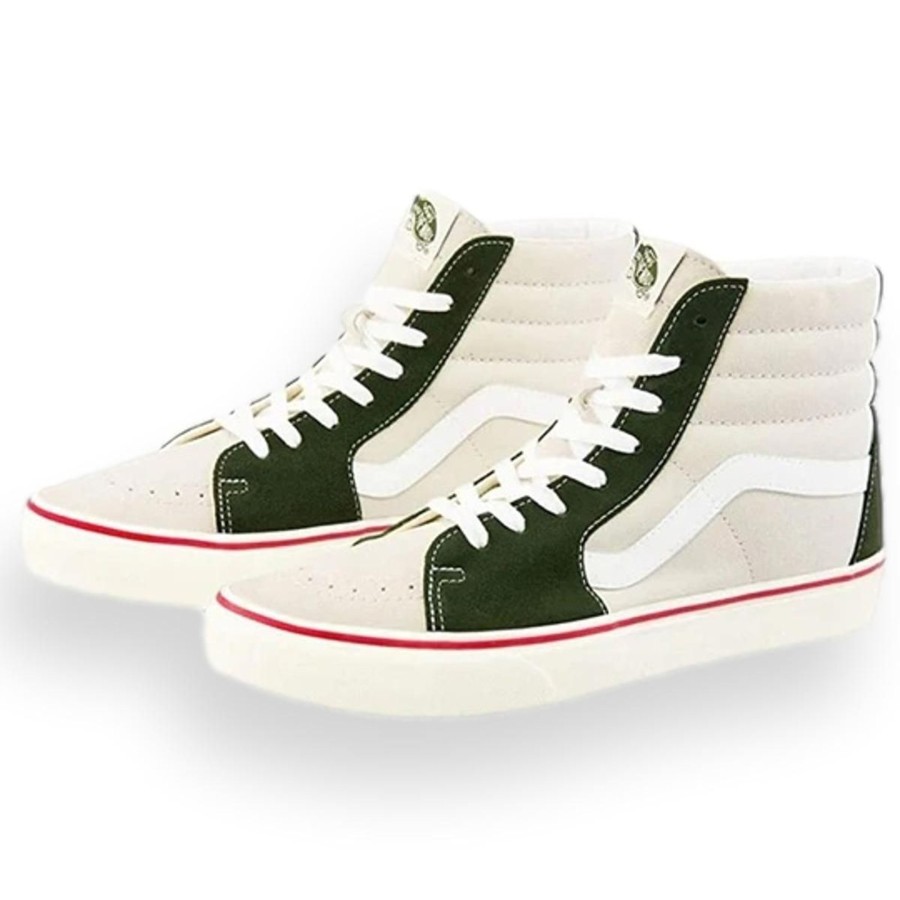 Footwear Vans | Sk8-Hi 'Retro Sport - Marshmallow Kombu Green' Men