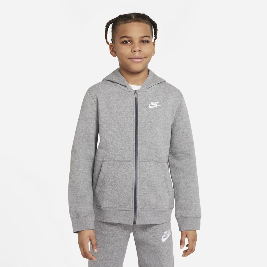 Apparel Nike | Nike Boys Sportswear Club Full Zip Hoodie Kids