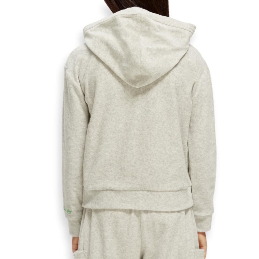 Apparel Scotch & Soda | Relaxed Fit Wrapped Towelling Hoodie Girls