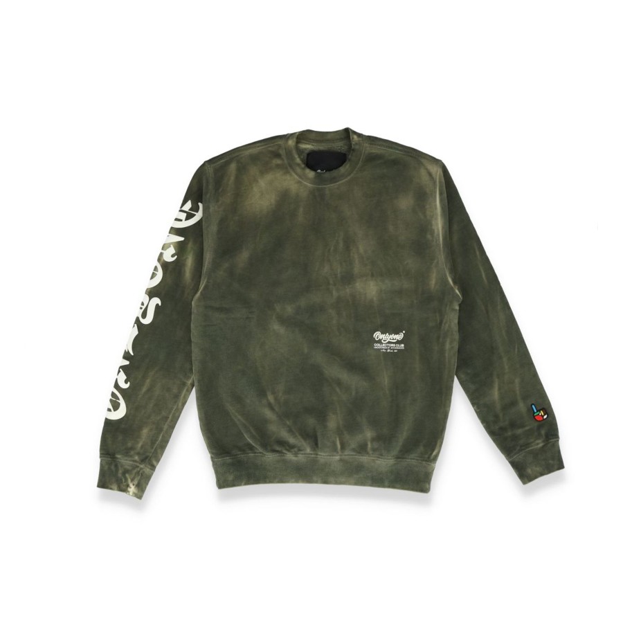 Apparel Onlyone | Cracked Puff Print Crewneck