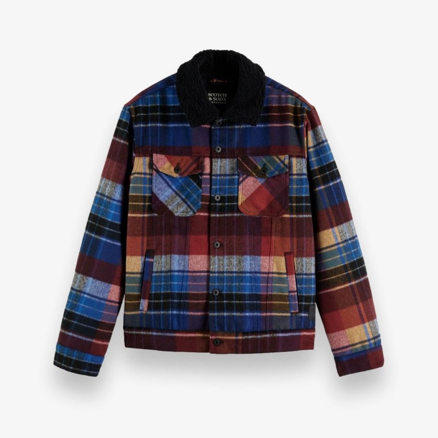 Apparel Scotch & Soda | Sherpa-Lined Trucker Jacket