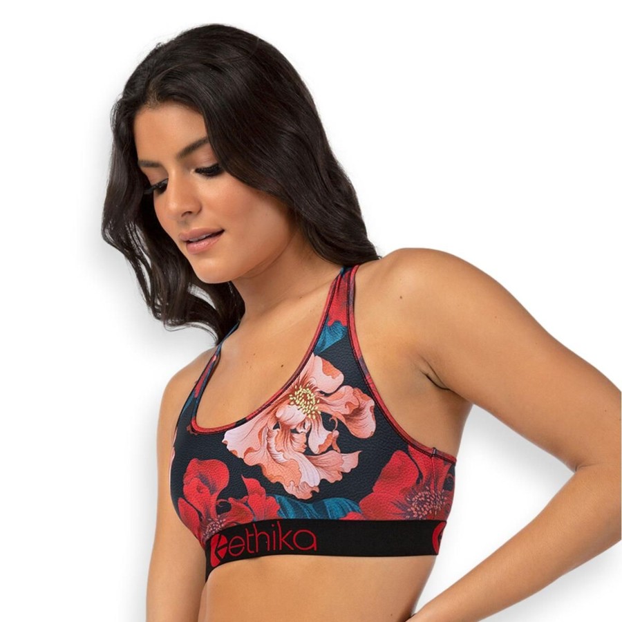 Accessories Ethika | Crimson Sports Bra Women