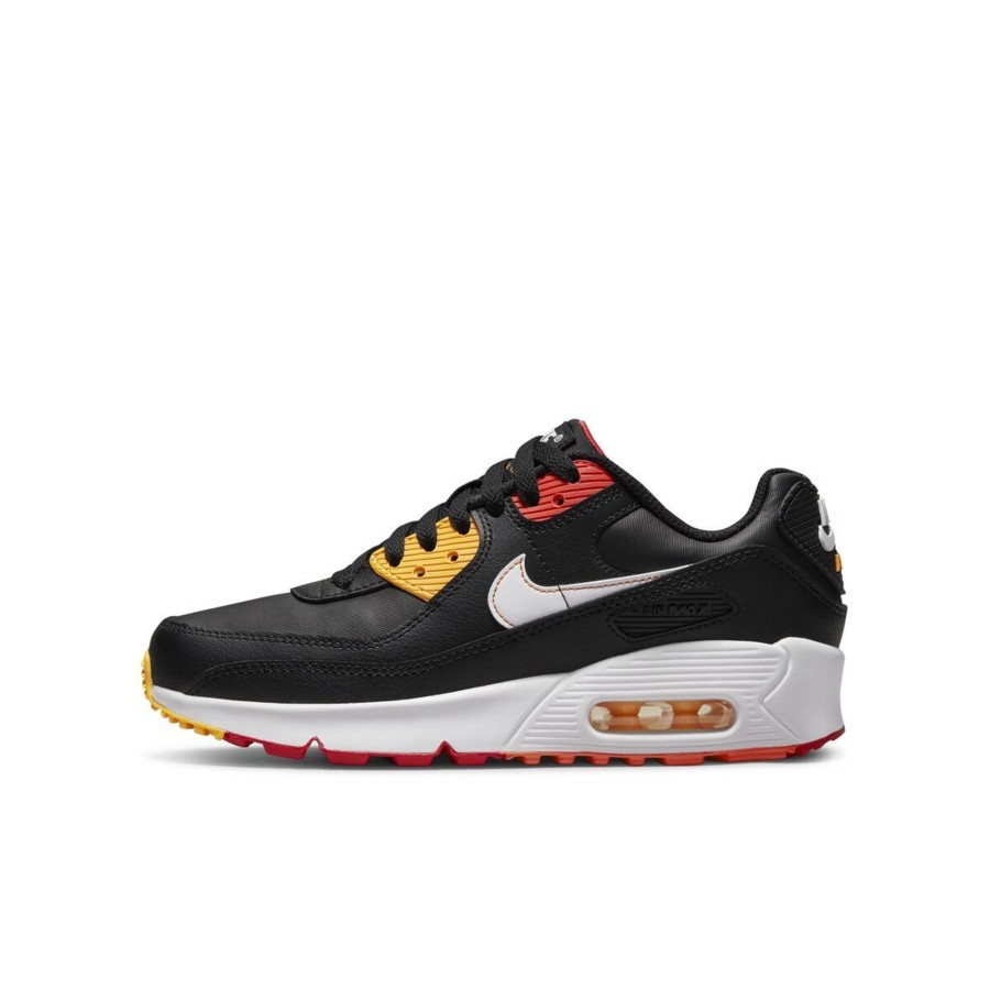 Footwear Nike | Air Max 90 Ltr Leather Gs By Nike Of (Black Color) For Only $100.00 - Cd6864-017