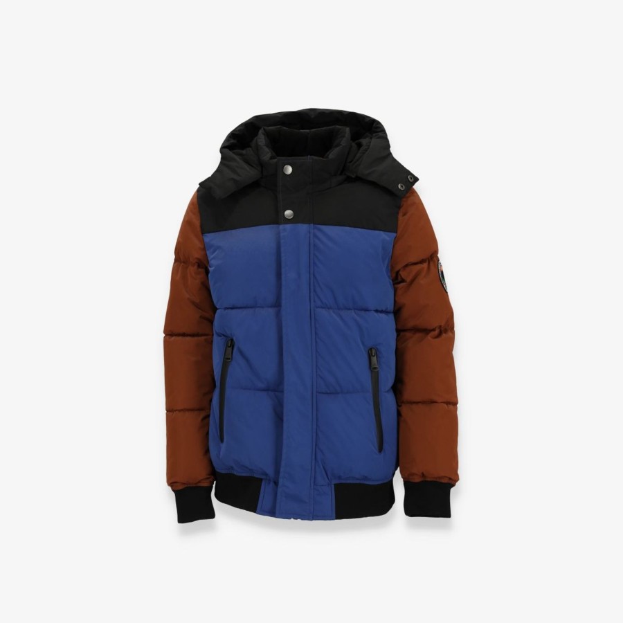 Apparel Scotch & Soda | Water-Repellent Hooded Puffer Jacket