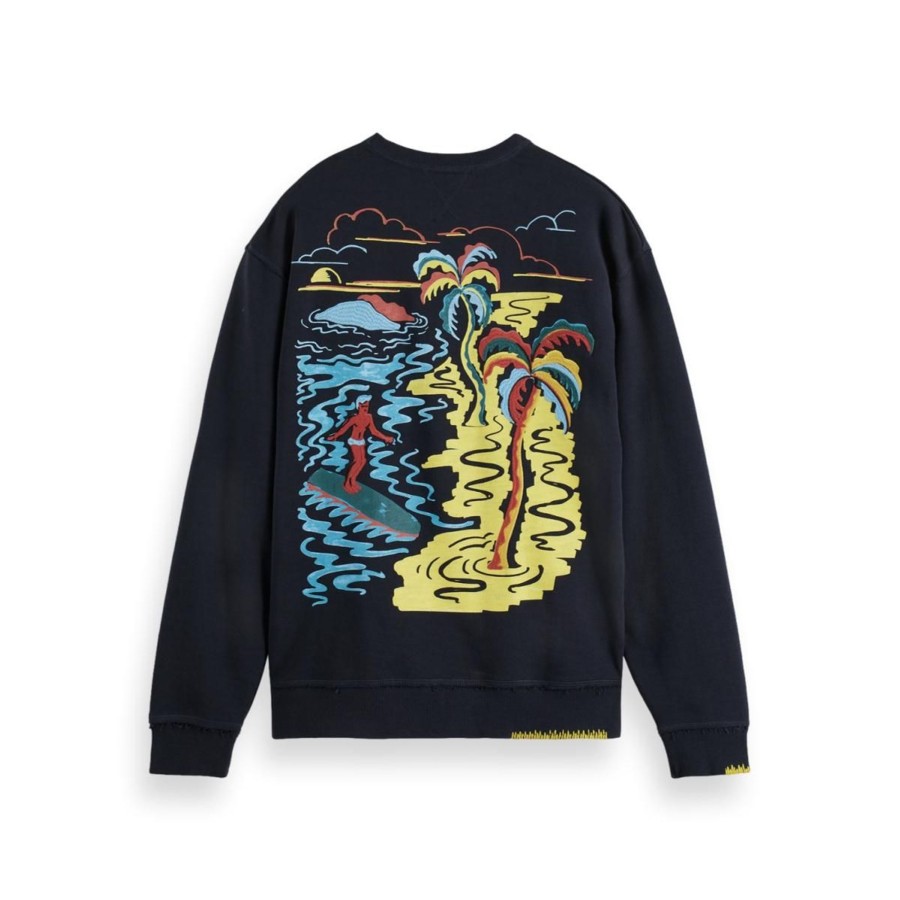 Apparel Scotch & Soda | Relaxed Fit Artwork Sweatshirt Men