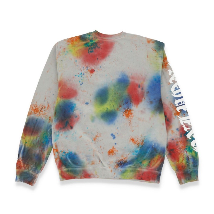 Apparel Onlyone | Multi Color Tie Dye Crewneck