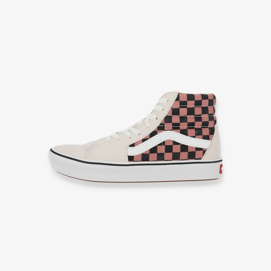 Footwear Vans | Comfycush Sk8-Hi 'Mixed Media White/Pink'