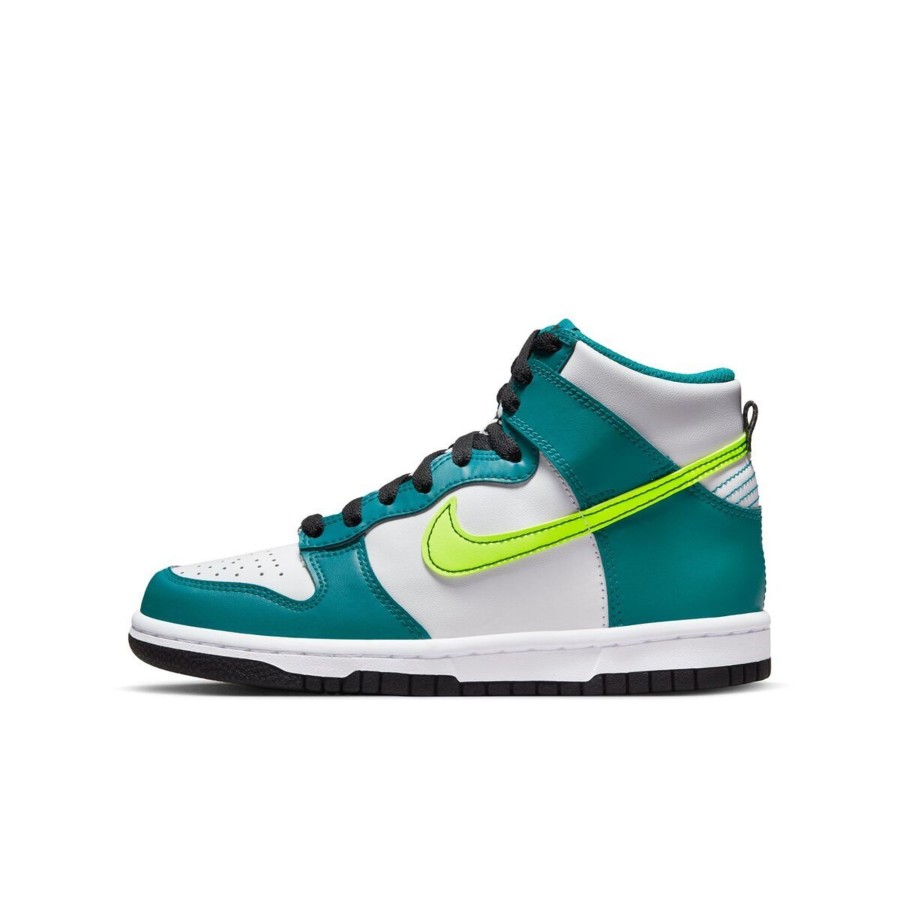 Footwear Nike | Nike Dunk High Bright Spruce Volt Gs Db2179-109