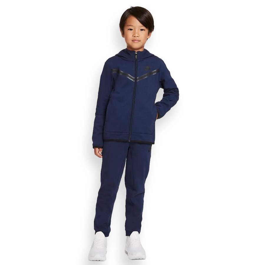 Apparel Nike | Nike Kids Nkn Nsw Tech Fleece Set 86H052-U90 By Nike Of (Navy Color) For Only $85.00 - 86H052-U90