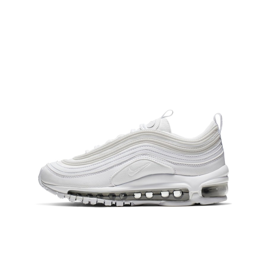 Footwear Nike | Nike Air Max 97 White Metallic Silver Gs