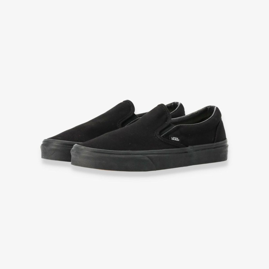 Footwear Vans | Classic Slip-On By Vans Of (Black Color) For Only $50.00 - Vn000Eyebka