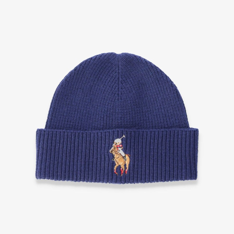 Accessories Polo | Recycled Riding Bear Blue Beanie