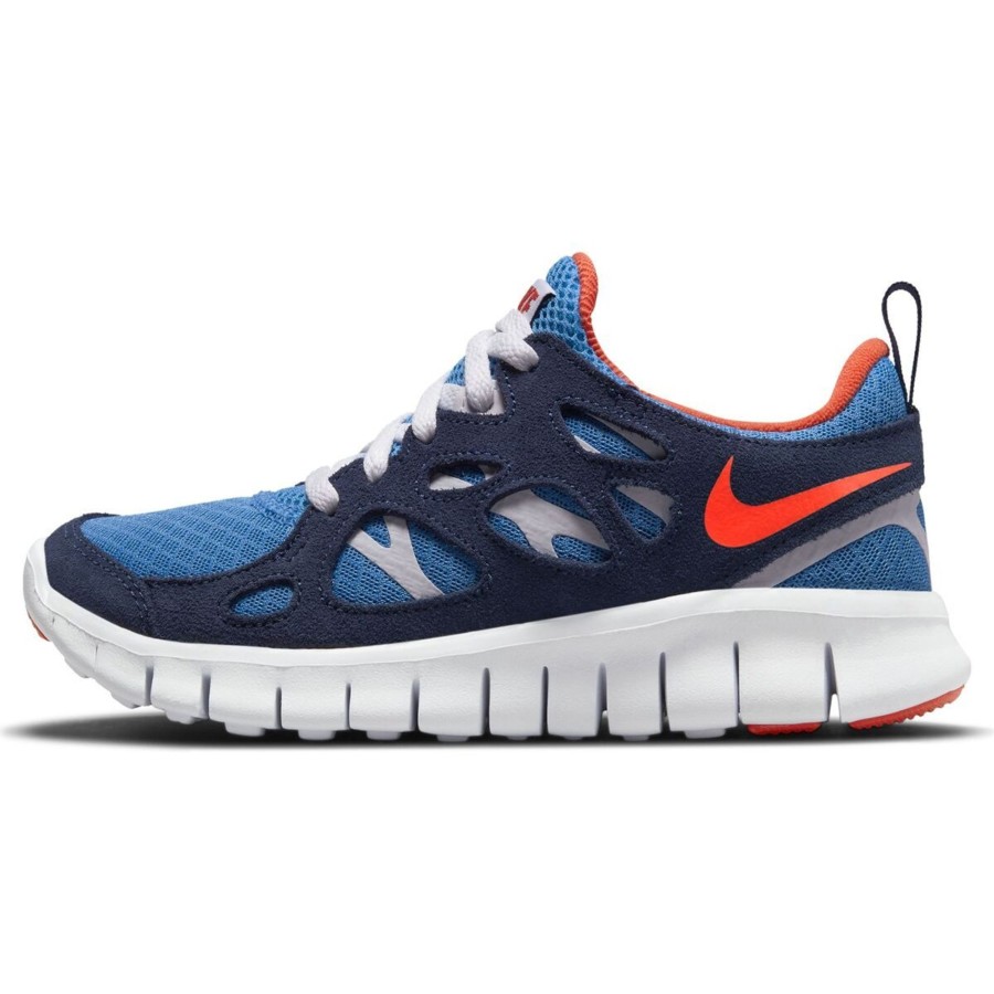 Footwear Nike | Nike Free Run 2 Gs Kids By Nike Of (Blue Color) For Only $75.00 - Dd0163-403