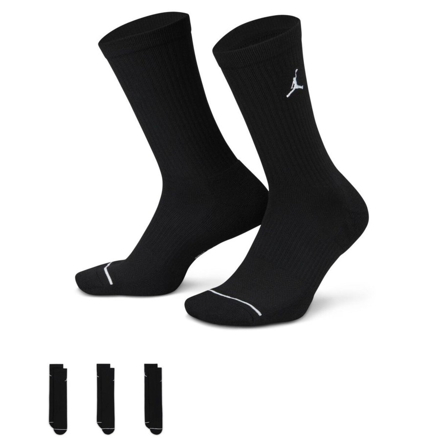 Accessories Jordan | Jordan Jumpman 3-Pack Crew Socks