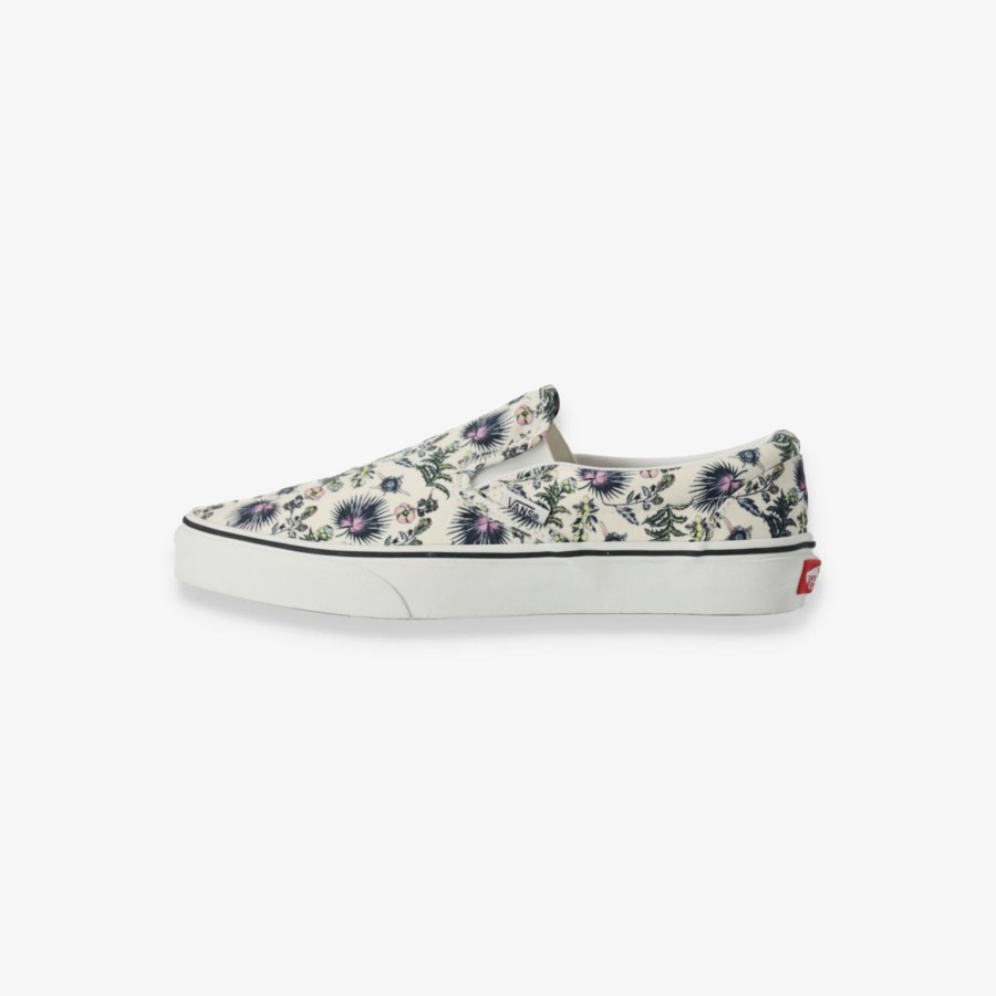 Footwear Vans | Vans Classic Slip On 'Paradise Floral' White Mens