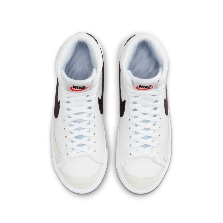 Footwear Nike | Nike Blazer Mid 77 White Black Kids Gs