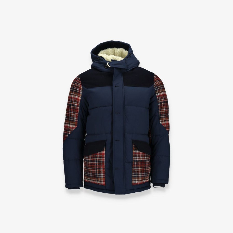 Apparel Scotch & Soda | Mid Length Color Puffer Jacket