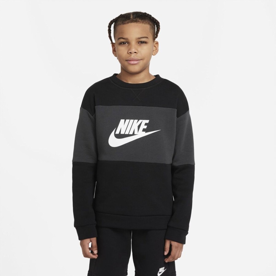 Apparel Nike | Nike Sportswear Older Kids' French Terry Tracksuit By Nike Of (Black Color) For Only $65.00 - Do6789-010