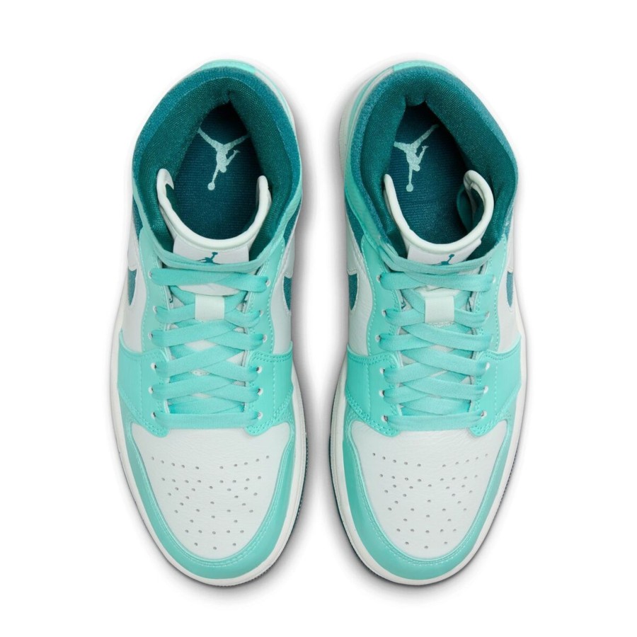 Footwear Jordan | Air Jordan 1 Mid Chenille Bleached Turquoise