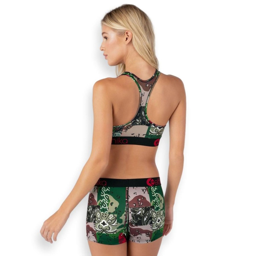 Accessories Ethika | Paisley Camo Sports Bra Women