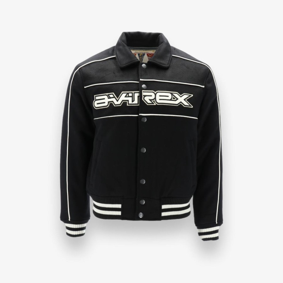 Apparel Avirex | Wool Rider Jacket