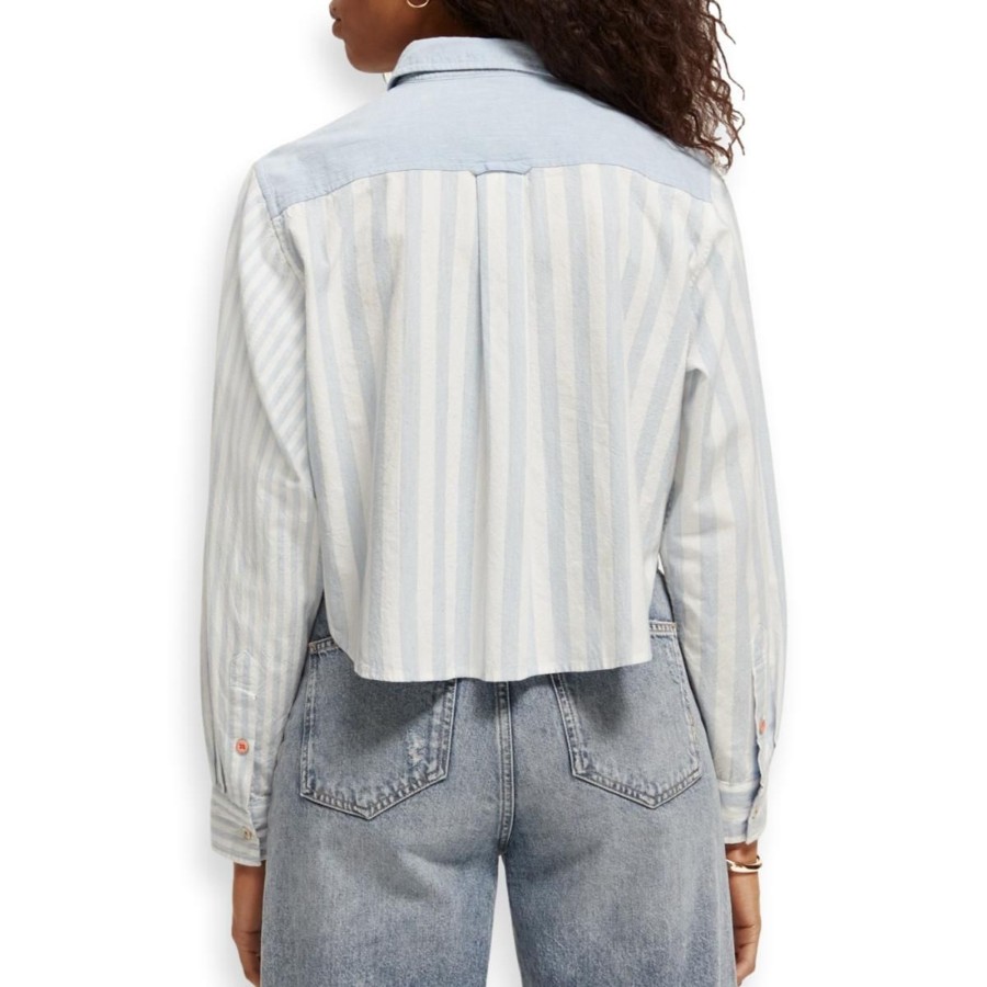 Apparel Scotch & Soda | Cropped Boxy Fit Shirt Women