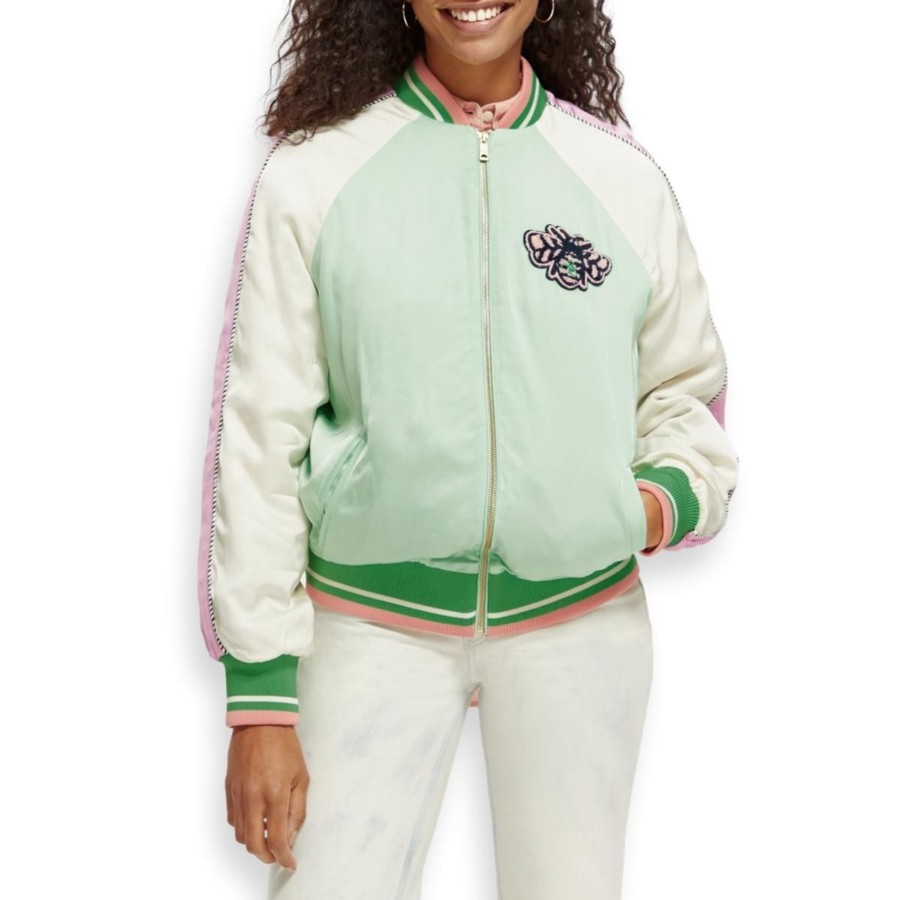 Apparel Scotch & Soda | Souvenir Bomber Jacket Women