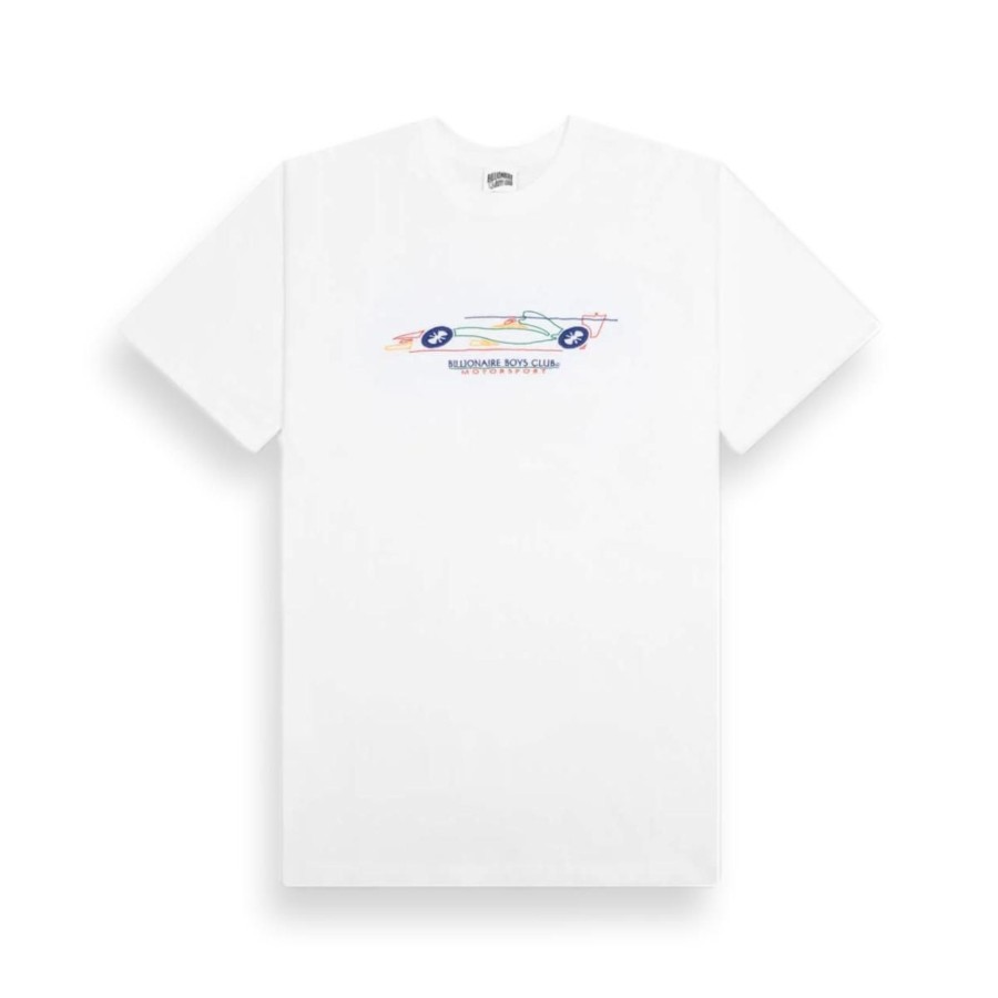 Apparel BBC | Motorsport Short Sleeve Knit Tee 'Bleach White' Men