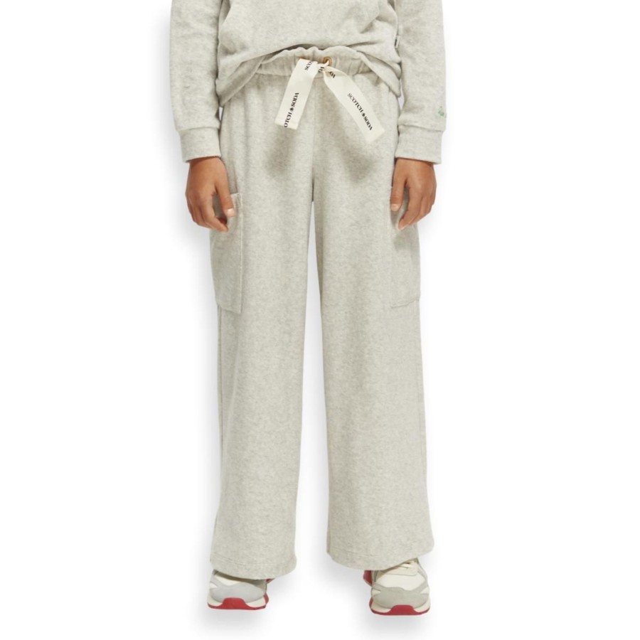 Apparel Scotch & Soda | High Rise Wide Leg Cargo Sweatpants Girls