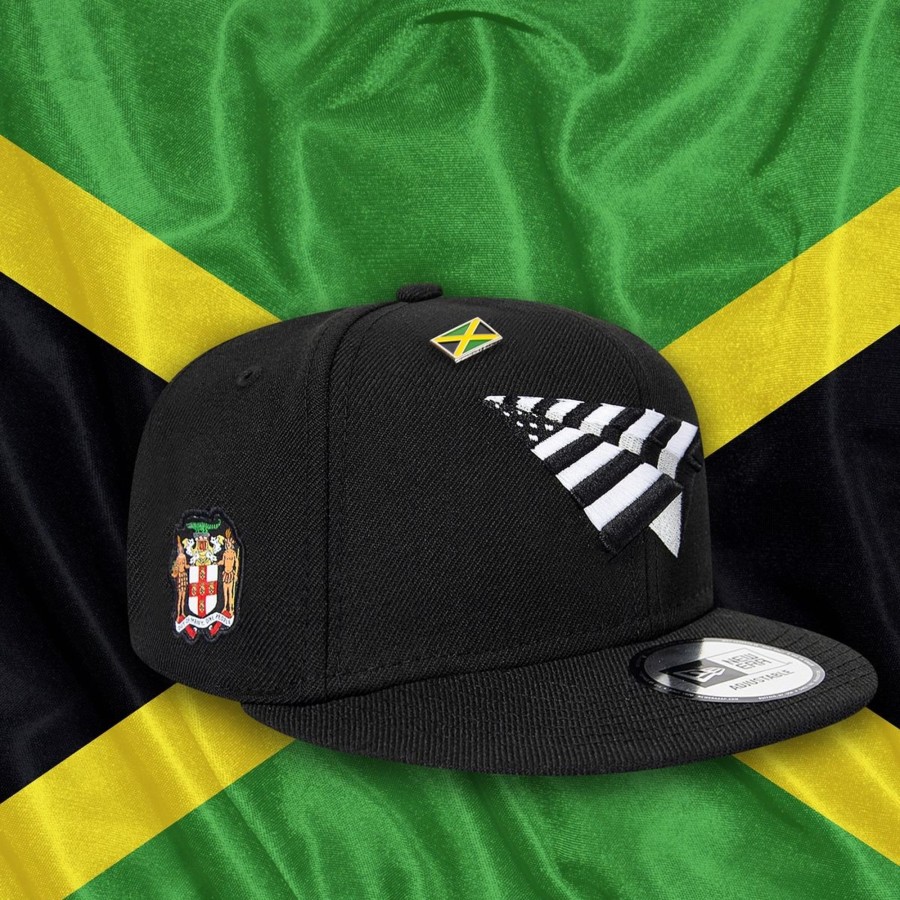 Accessories Paper Planes | Men Paper Planes Jamaica Crown Snapback By Paper Planes Of (Black Color) For Only $60.00 - 150025-Blk