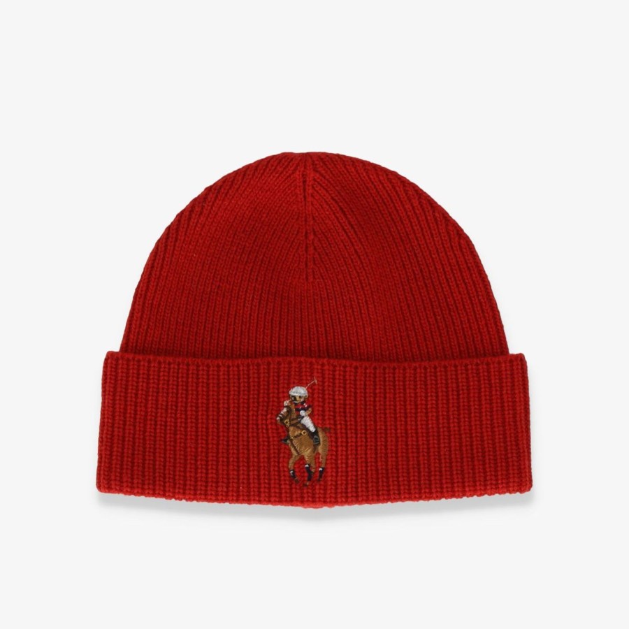 Accessories Polo | Recycled Riding Bear Red Beanie