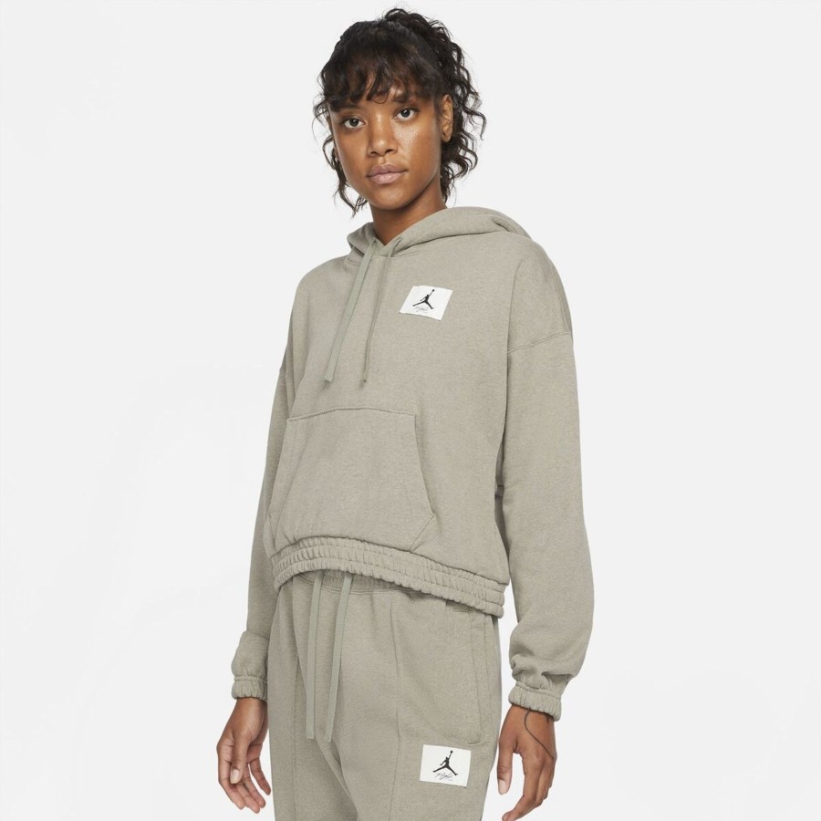 Apparel Jordan | Air Jordan Essentials Fleece Women'S By Jordan Of (Green Color) For Only $80.00 - Dd6998-320