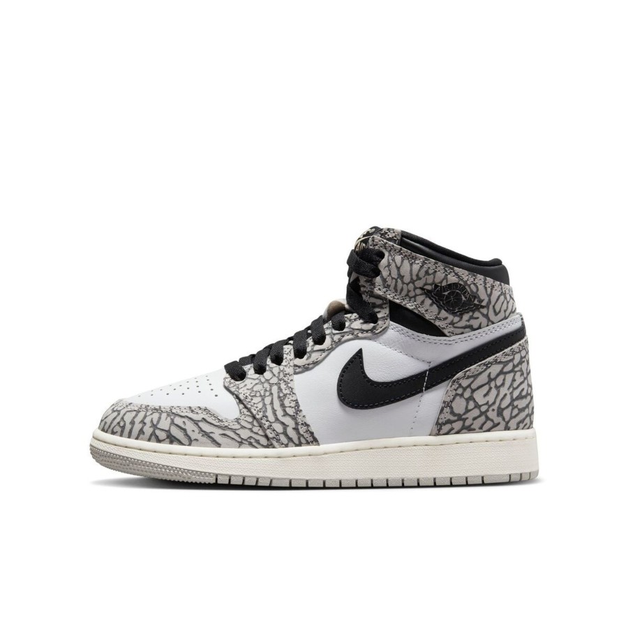 Footwear Jordan | Air Jordan 1 Retro High Og White Cement Gs