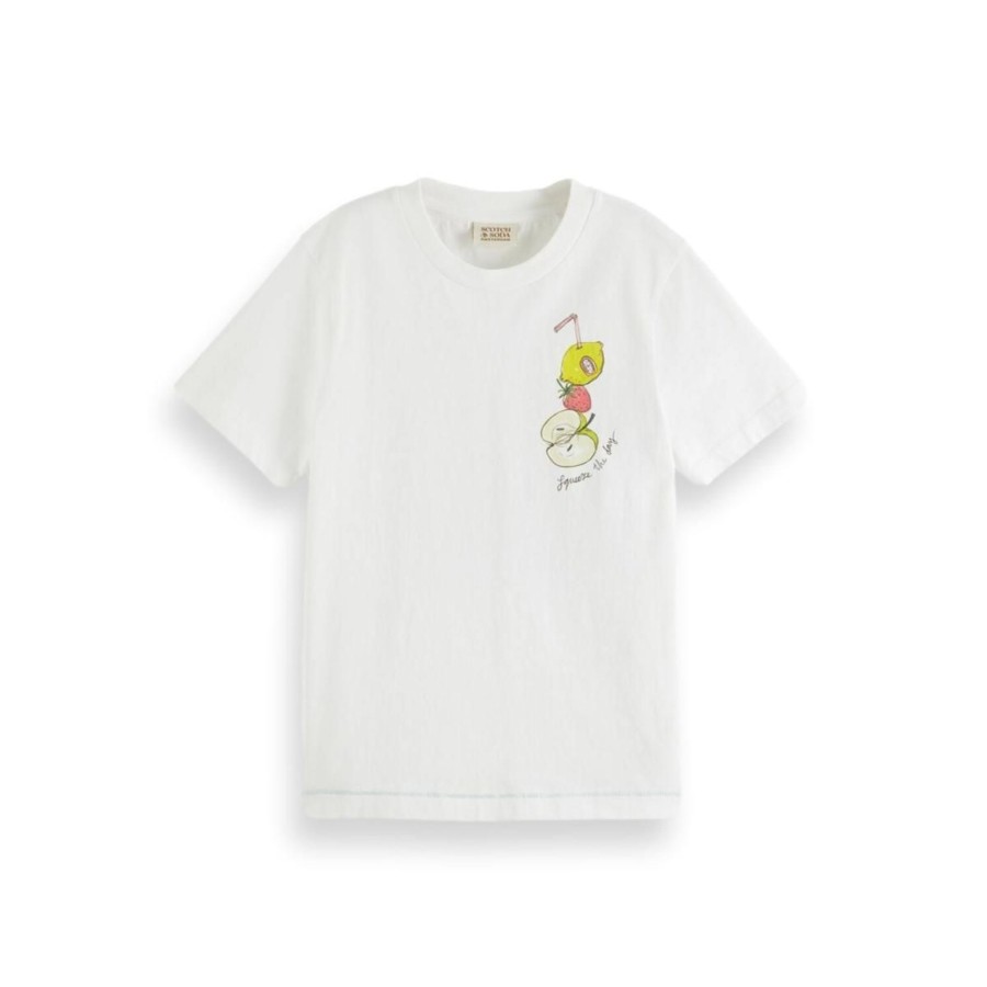 Apparel Scotch & Soda | Fruit Artwork T Shirt Boys