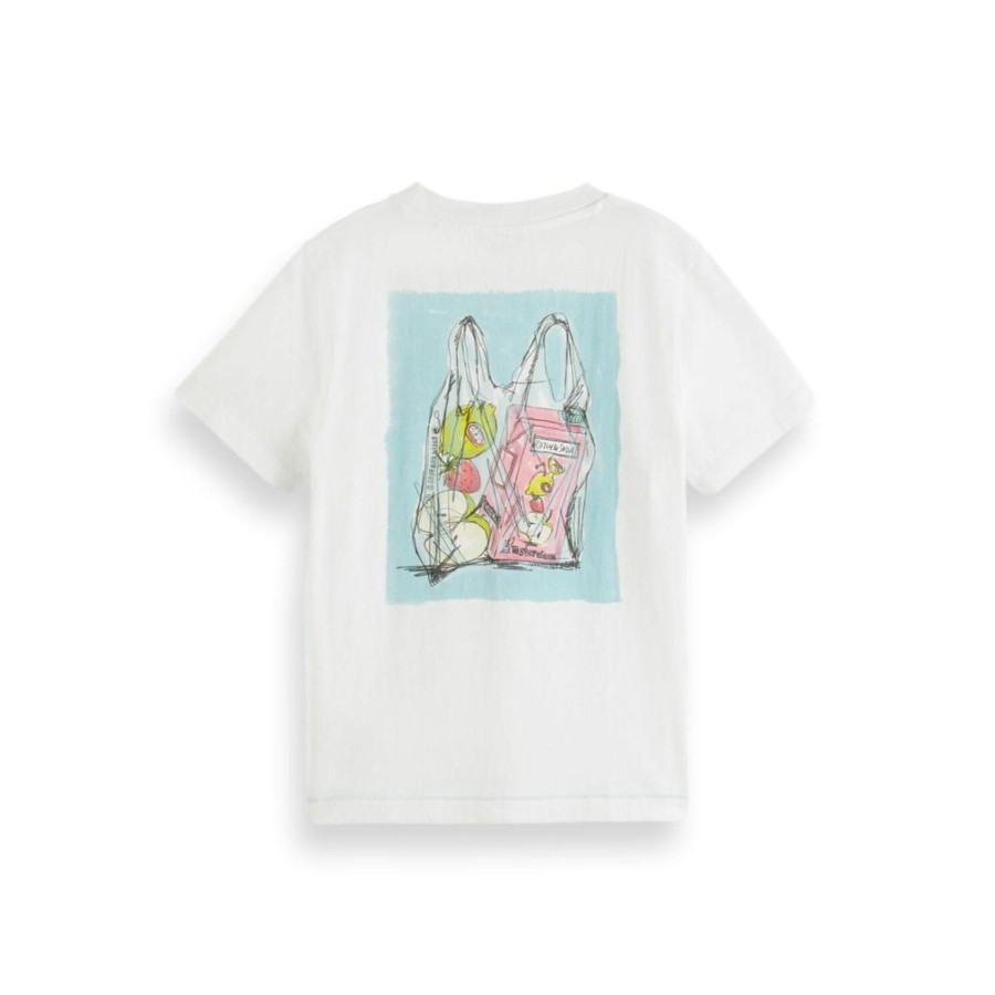 Apparel Scotch & Soda | Fruit Artwork T Shirt Boys