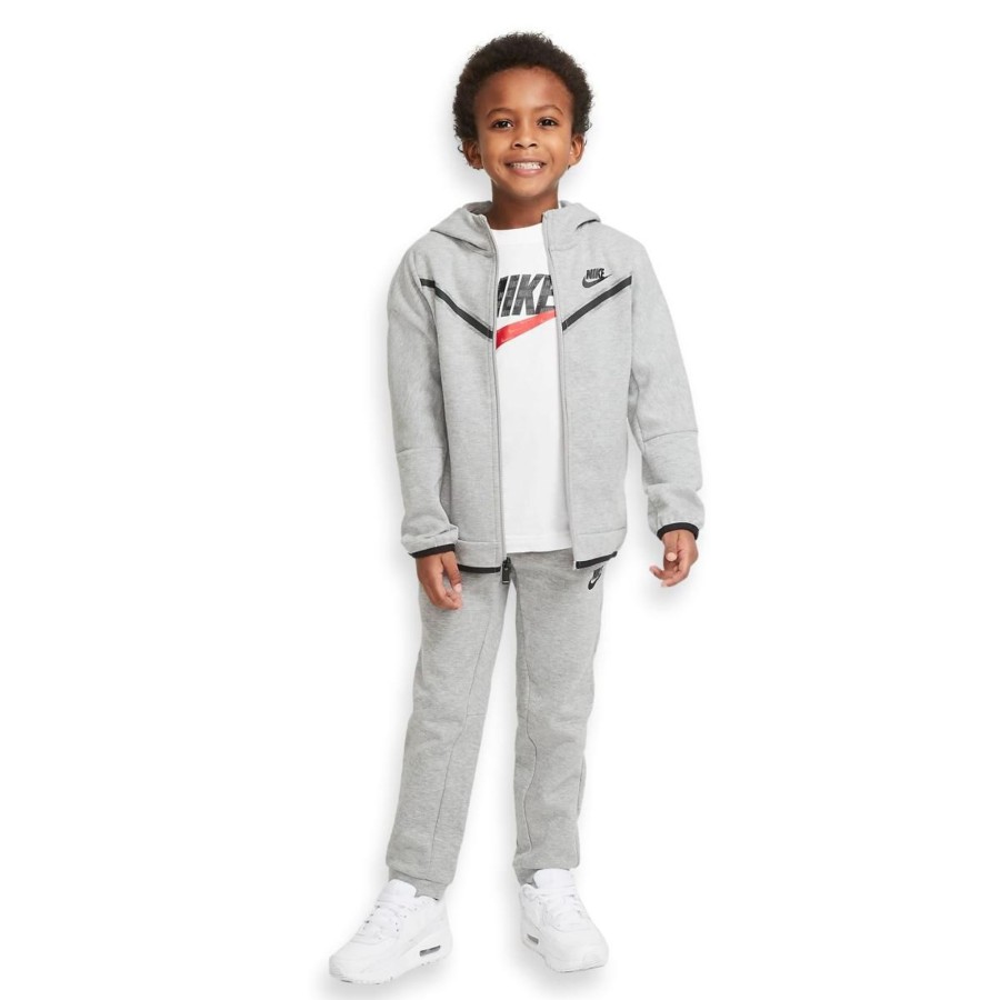 Apparel Nike | Nike Kids Nkn Nsw Tech Fleece Set 86H052-042 By Nike Of (Gray Color) For Only $85.00 - 86H052-042