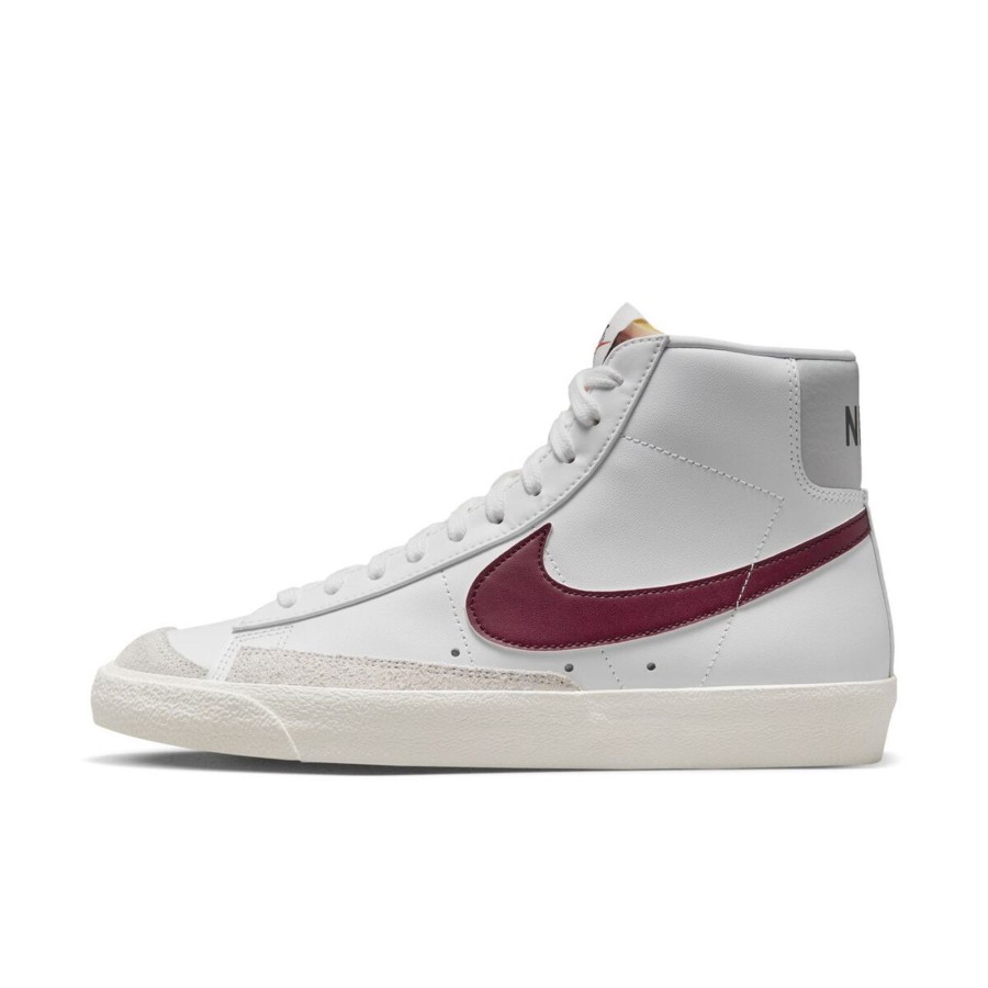 Footwear Nike | Nike Blazer Mid 77 Vintage White Voltage Purple Mens