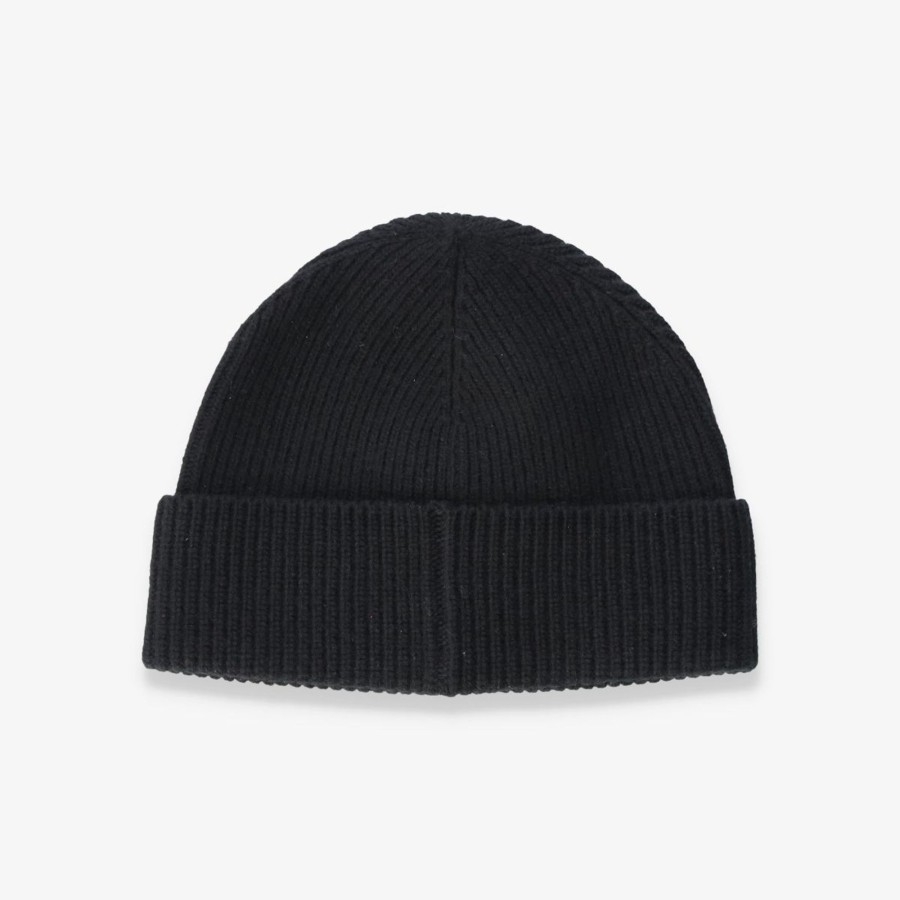 Accessories Echo | Signature Cuff Black Beanie