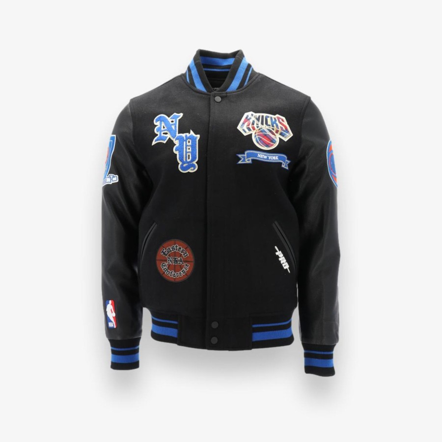 Apparel Pro Standard | New York Knicks Pro Wool Varsity Jacket