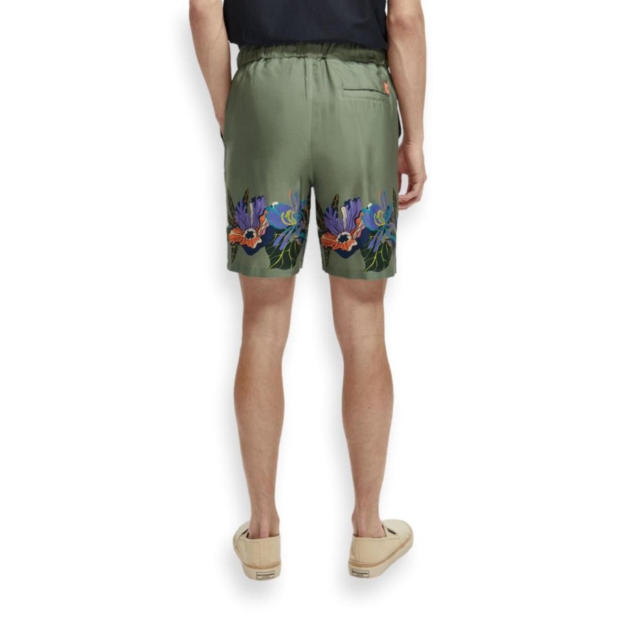 Apparel Scotch & Soda | Elasticated Printed Shorts Men