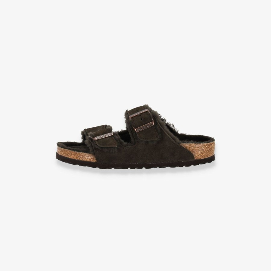 Footwear Birkenstock | Arizona Shearling Suede Leather