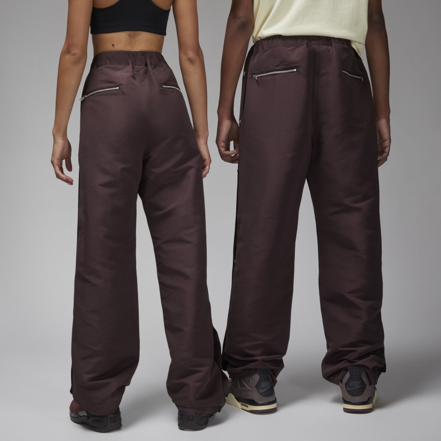 Apparel Jordan | Air Jordan X A Ma Maniere Snap Track Pants Mahogany Men'S Dv7458-263