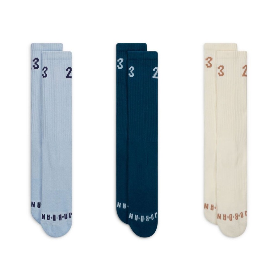 Accessories Jordan | Jordan Essentials Crew 3 Pack Lifestyle Socks