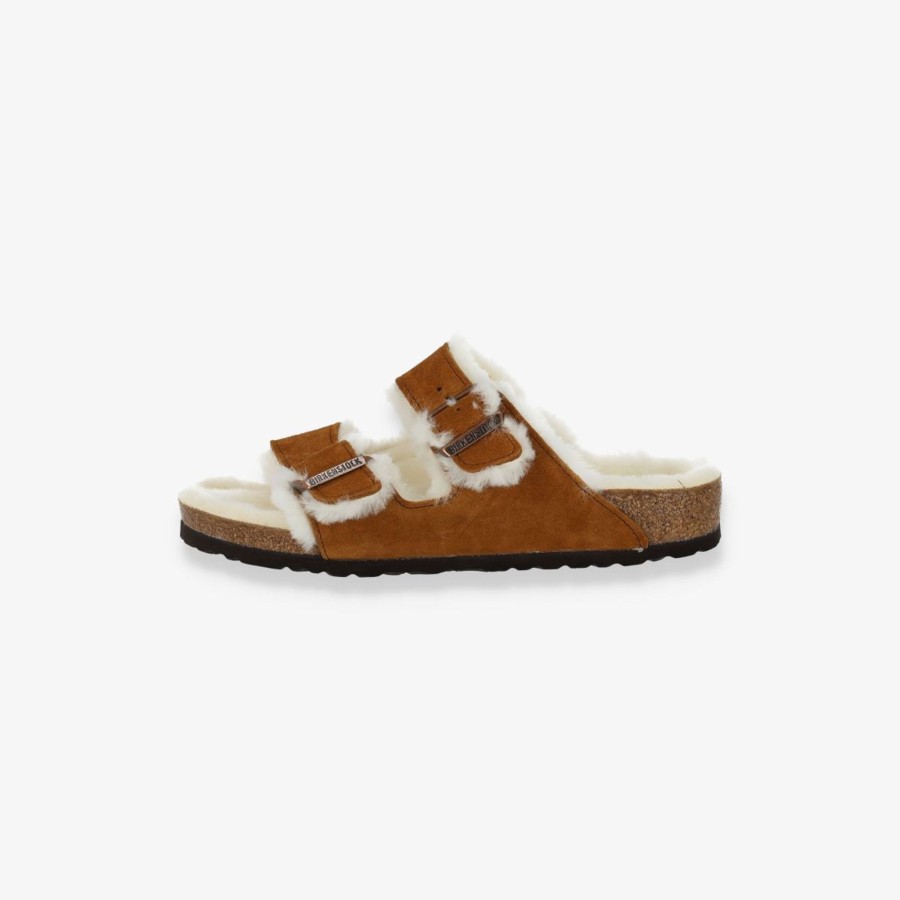 Footwear Birkenstock | Arizona Shearling Suede Leather