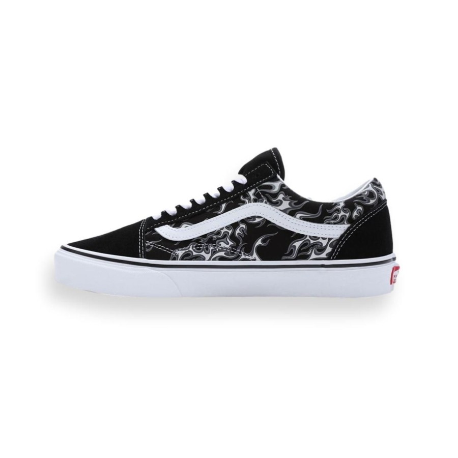 Footwear Vans | Old Skool Flames Black Mens