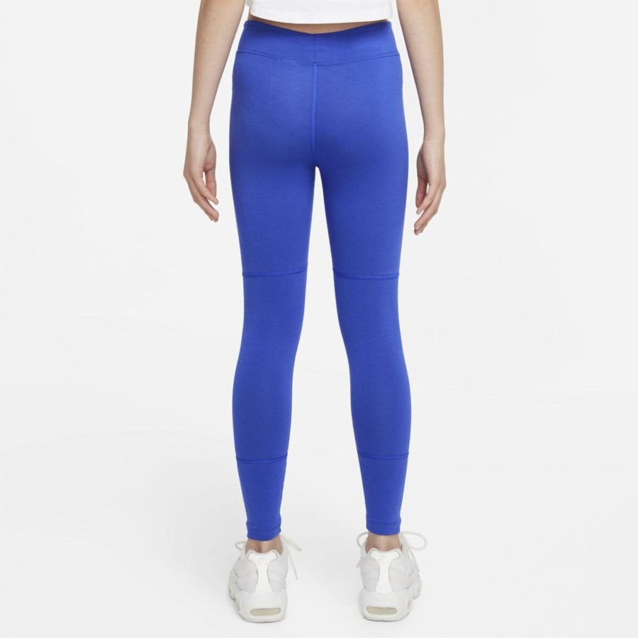 Apparel Nike | Nike Sportswear Essential Big Kids' Graphic Leggings By Nike Of (Blue Color) For Only $35.00 - Do7153-405