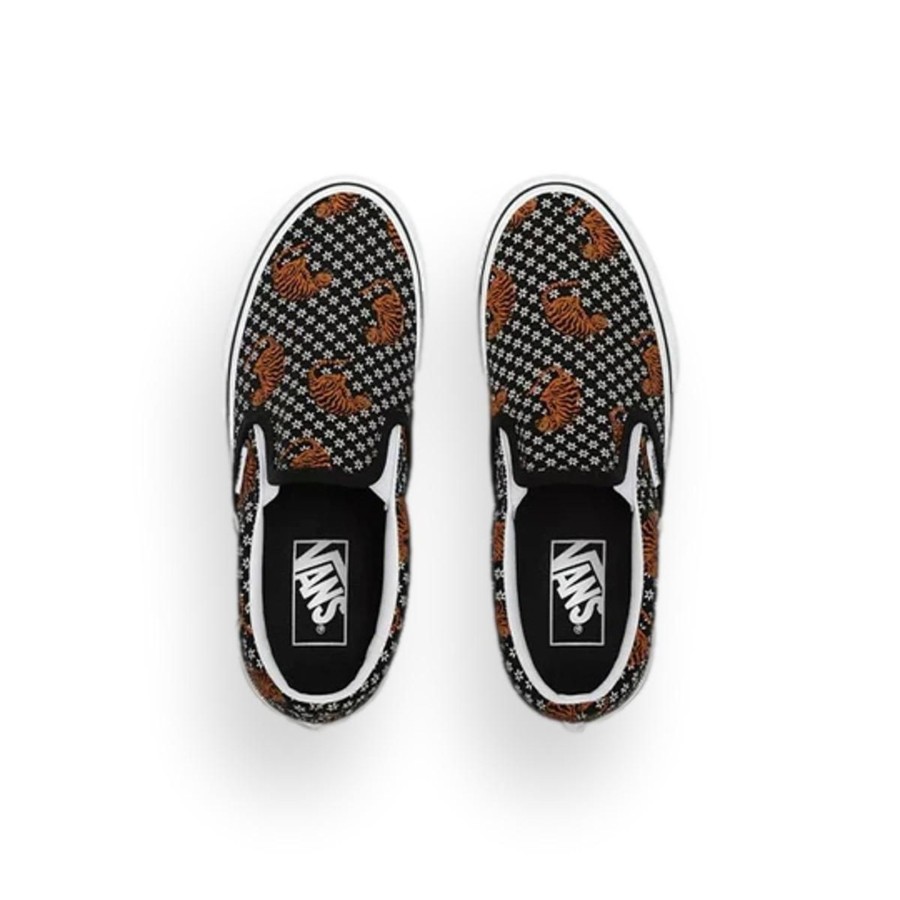 Footwear Vans | Classic Slip On 'Black White Yellow' Men