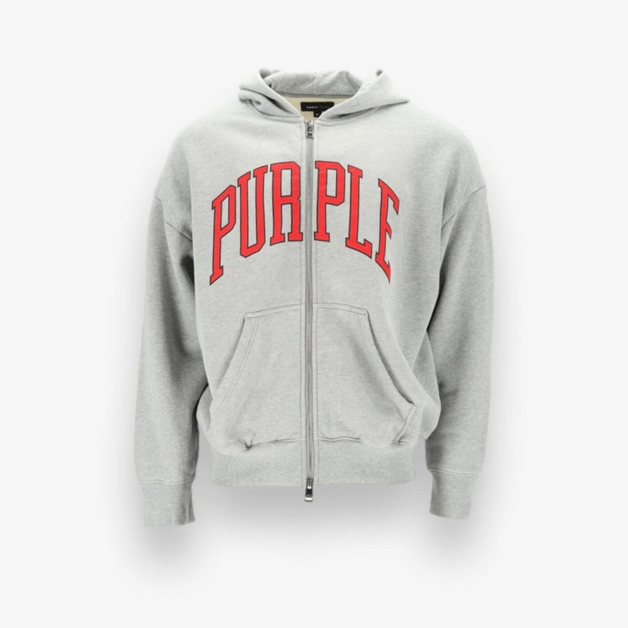 Apparel Purple | Collegiate Zip Up Hoodie