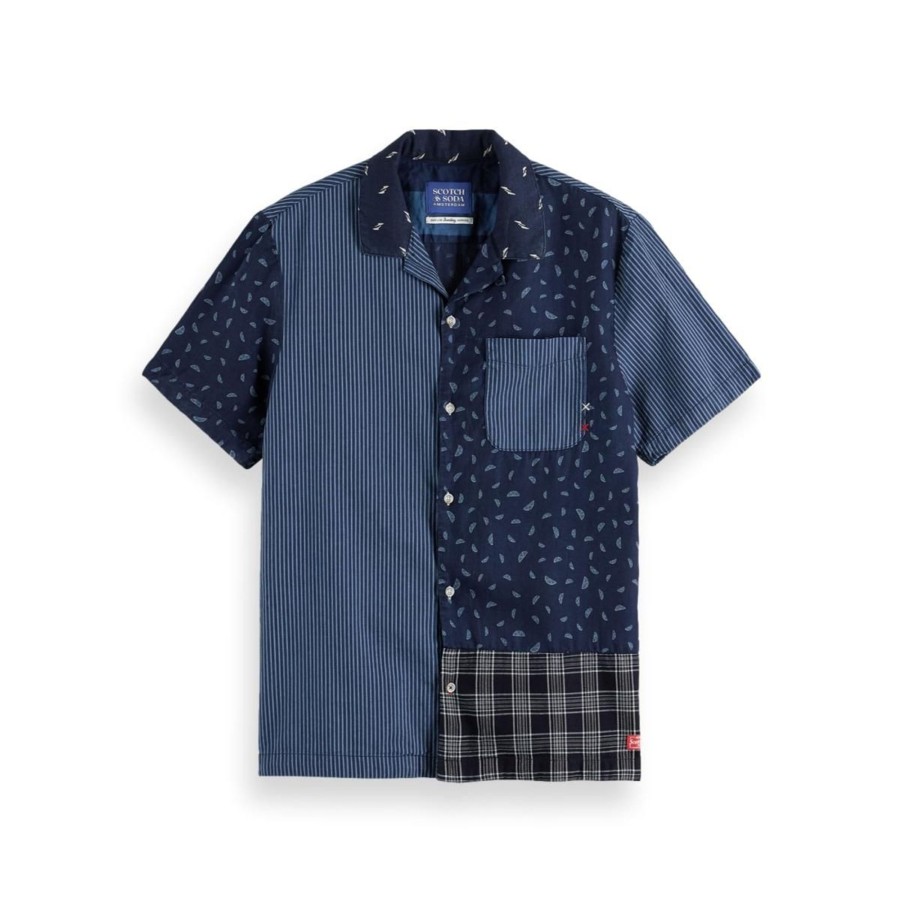 Apparel Scotch & Soda | Patchwork Camp Shirt Men