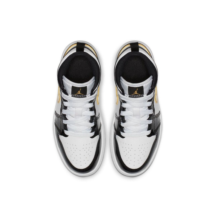 Footwear Jordan | Air Jordan 1 Mid Patent Se 'Black Gold' Ps